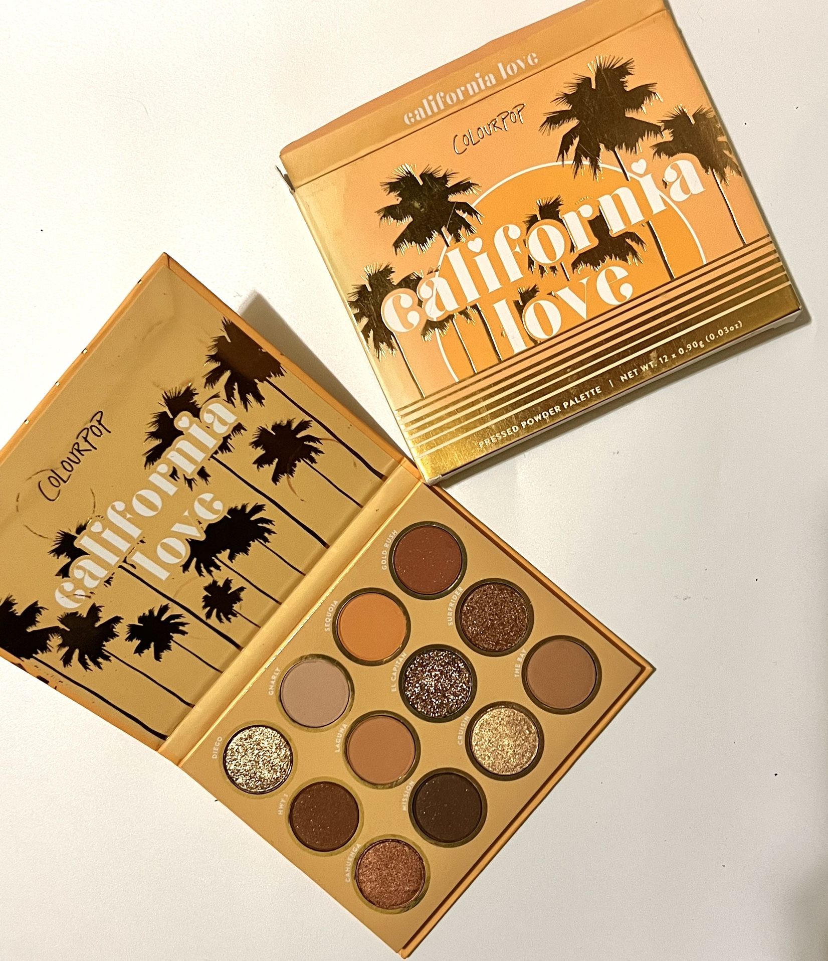 ColourPop Dupe California Love Eyeshadow Palette 12 Shades Brand New In Box