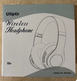 Brand New Sealed Uliptz Wireless Headphones  (Black) - $15 Cash