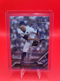 2024 Topps Now Dodgers World Series Champions - Jack Flaherty #WS-4