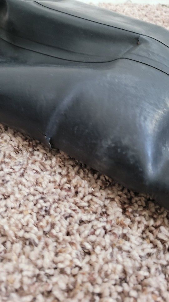 ranger firemaster hip boots vintage fireman bunker turnout size 10 cracks firefighter vintage