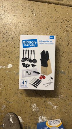 Gibson Everyday Flare 41-Piece Cutlery Combo Set