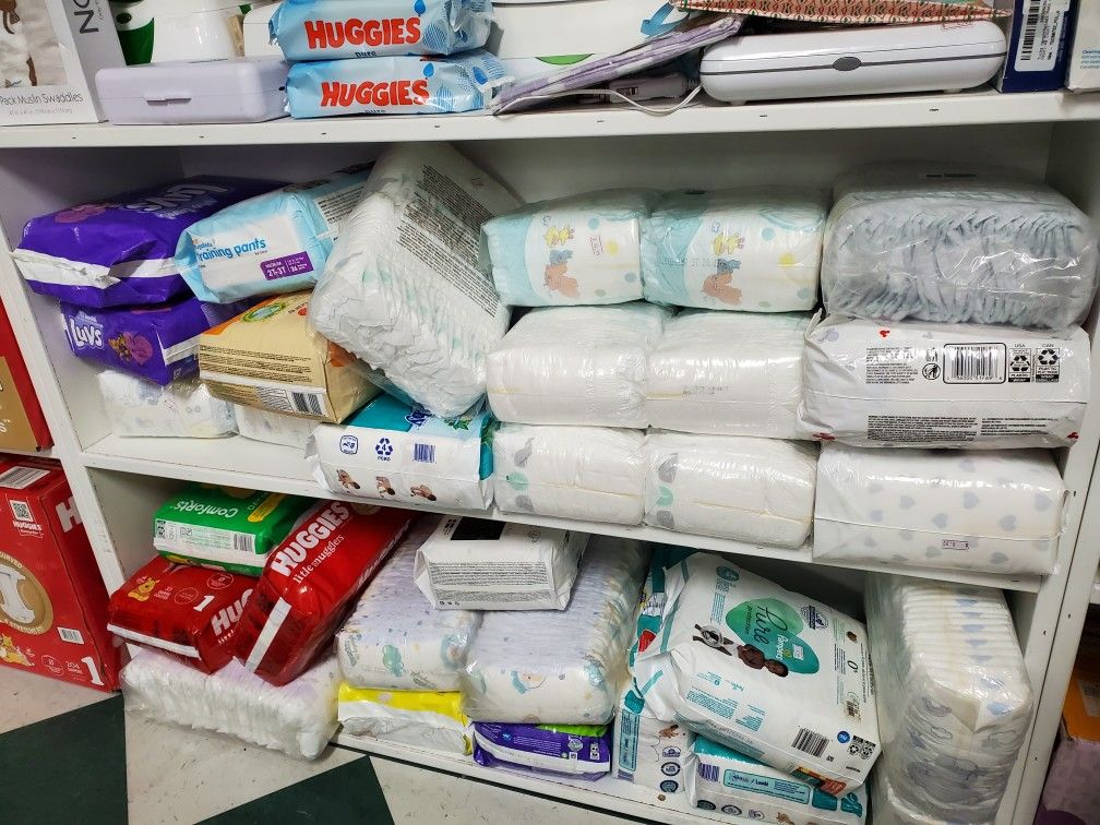 Baby Diapers Size Nb, 1, & 2