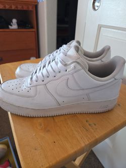 Air force 1 used will be cleaned