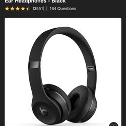 Beats Solo3 Bluetooth Wireless All-Day On-Ear headphones - Black