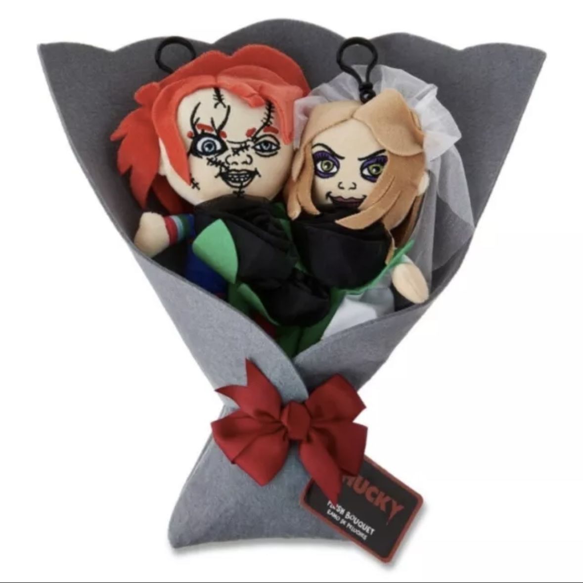 Chucky & Tiffany Valentine's Plush 14" Bouquet Hearts & Figures 2025