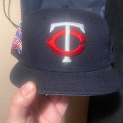 New Minnesota Twins Fitted Hat 7/14 