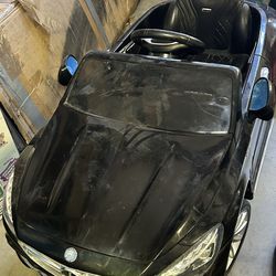 Kids toy car Benz, black color, no charger