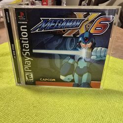Mega Man X6 (Sony PlayStation 1, 2001) PS1 Complete W/ Manual 