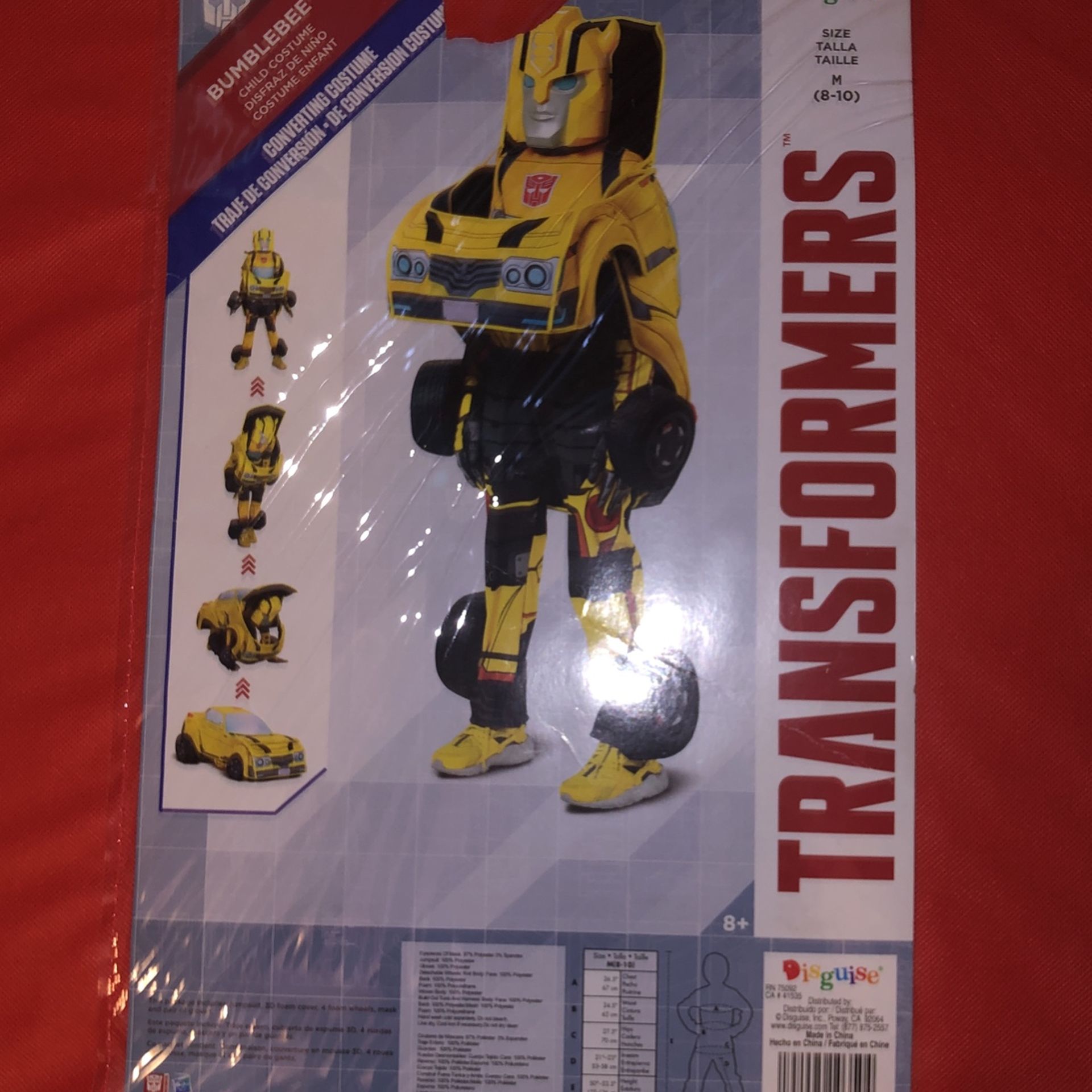 Transformer Bumblebee Costume 