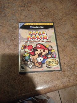 Nintendo GameCube paper Mario thousand Year door with the manual $40