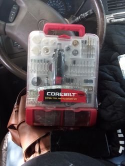 Corebilt 186 Piece Rotary Tool And Accessory Set