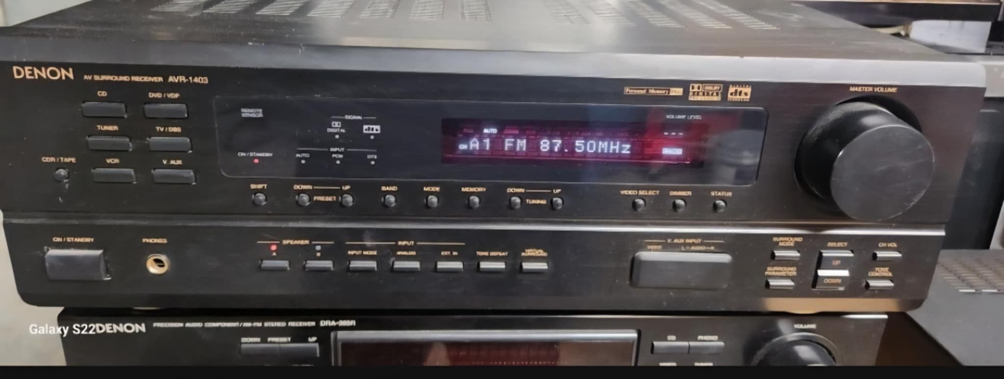 Denon AVR-1403 - 5.1 Ch AM FM Home Theater Surround Sound System Receiver