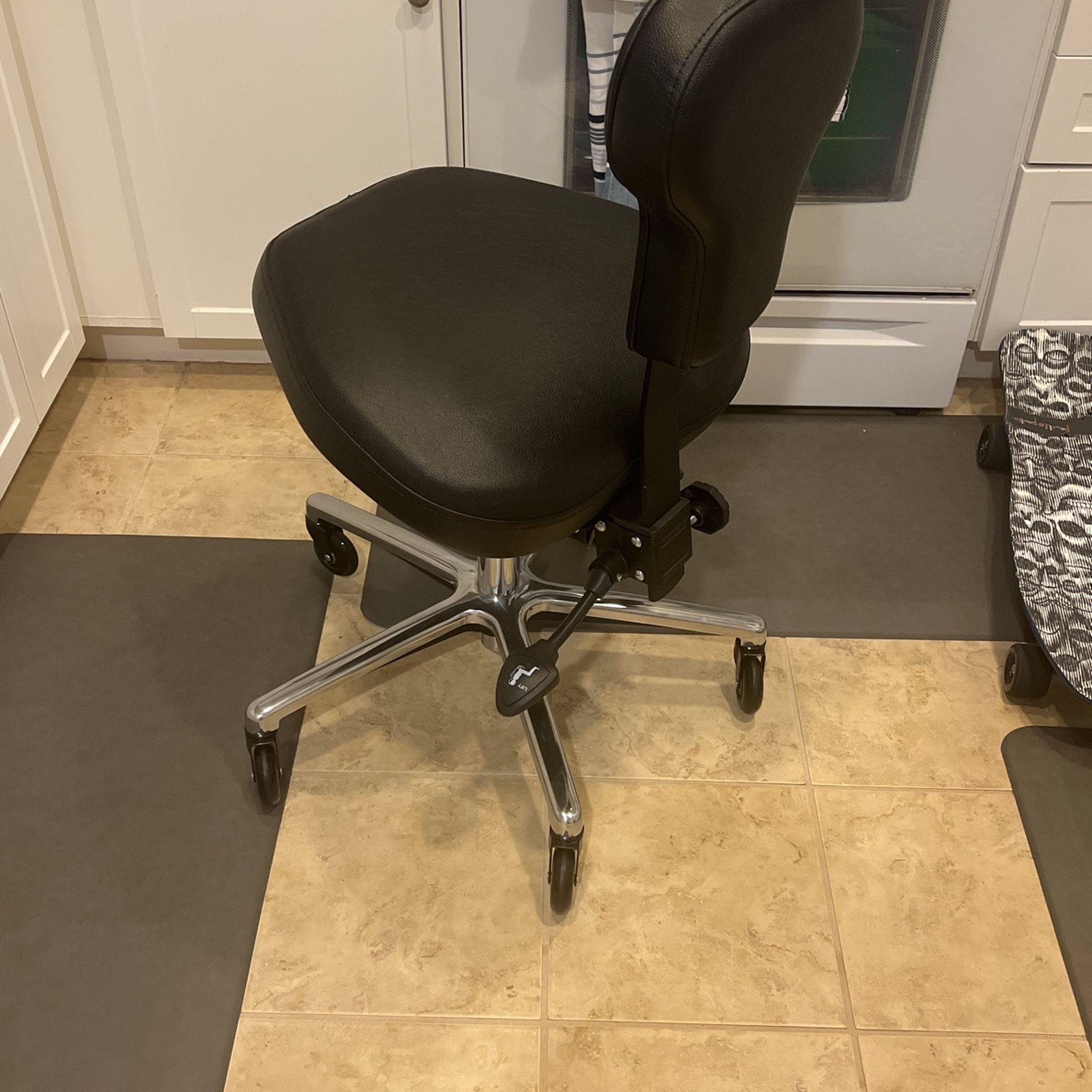 NuChair Brand Black Leather Office chair 