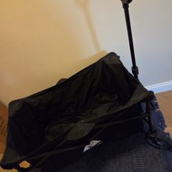 1 Ozark Trail Multi-Purpose Big Bucket Cart, Black Wagon -260 Lbs Capacity