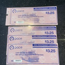 Pace ADA Paratransit Tickets - (11) ea