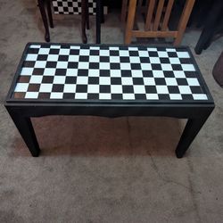Checkered Pattern Table -$30 -$40 OBO