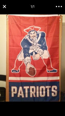New England Patriots retro banner