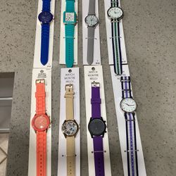 8 New Ladies Wristwatches Watch  (NO BATTERIES) (VALENCIA) $40