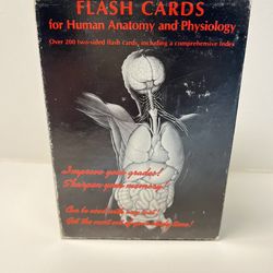 FLASH CARDS for Human Anatomy and Physiology Over 200 two-sided flash cards, including a comprehensive Index