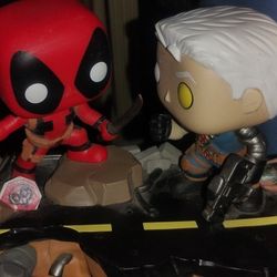 various pop figures 