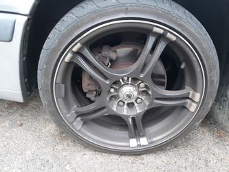 4 Konig 17s with 205 55 17 good tires