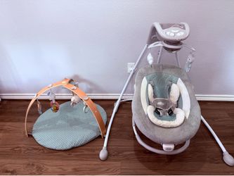 Swing and baby gym bundle