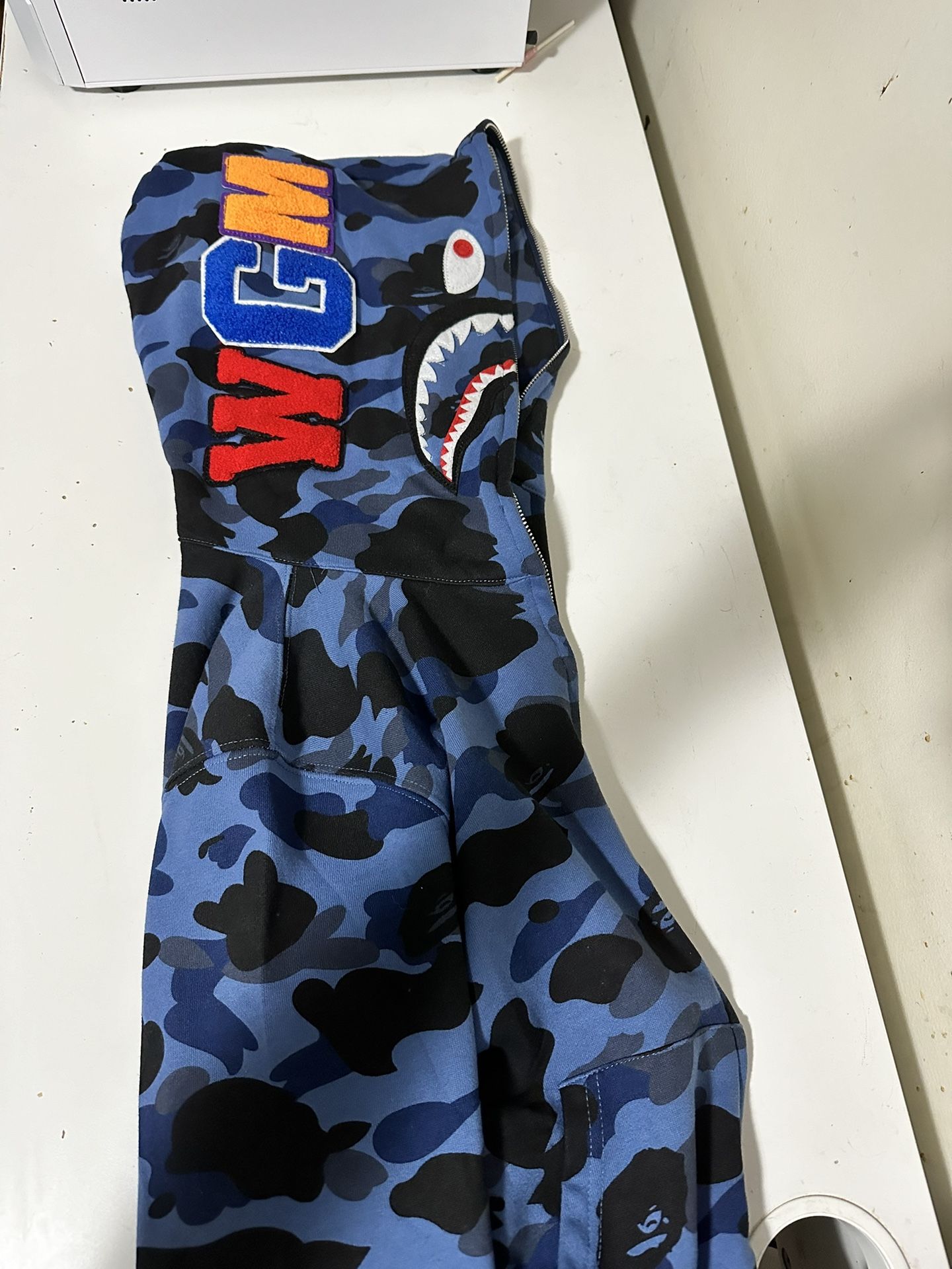 Blue Bape hoodie 