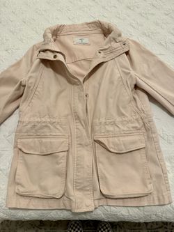 Forever 21 Ladies Girls Womens Cargo Jacket Light Pink