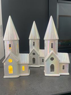 Ceramic castle, decorative, party