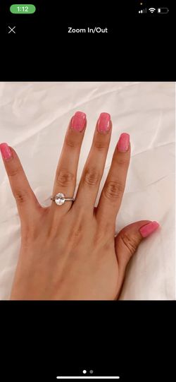 Gorgeous White Gold Crystal Promise Promise Ring