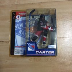 2003 ANSON CARTER NY Rangers Hockey Player NHL Figure NEW Series 6 McFarlane