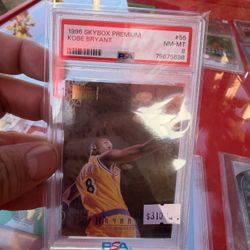 1996 Skybox Premium Kobe Bryant #55 PSA 8