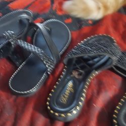 3 Pair Of Shoes All Worn Only Once - Size 7