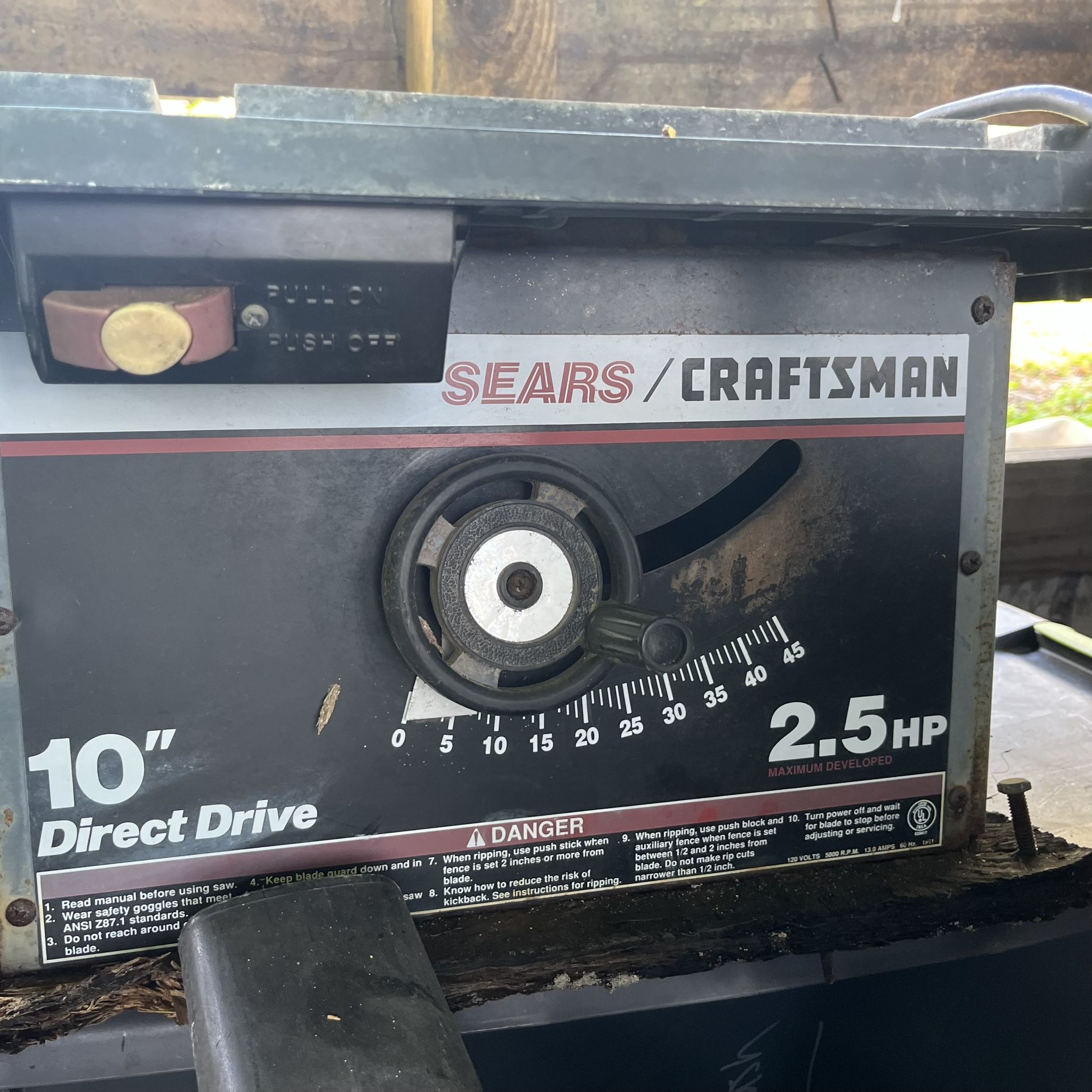 A table saw
