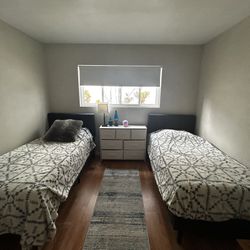 Twin Bed Frame Set