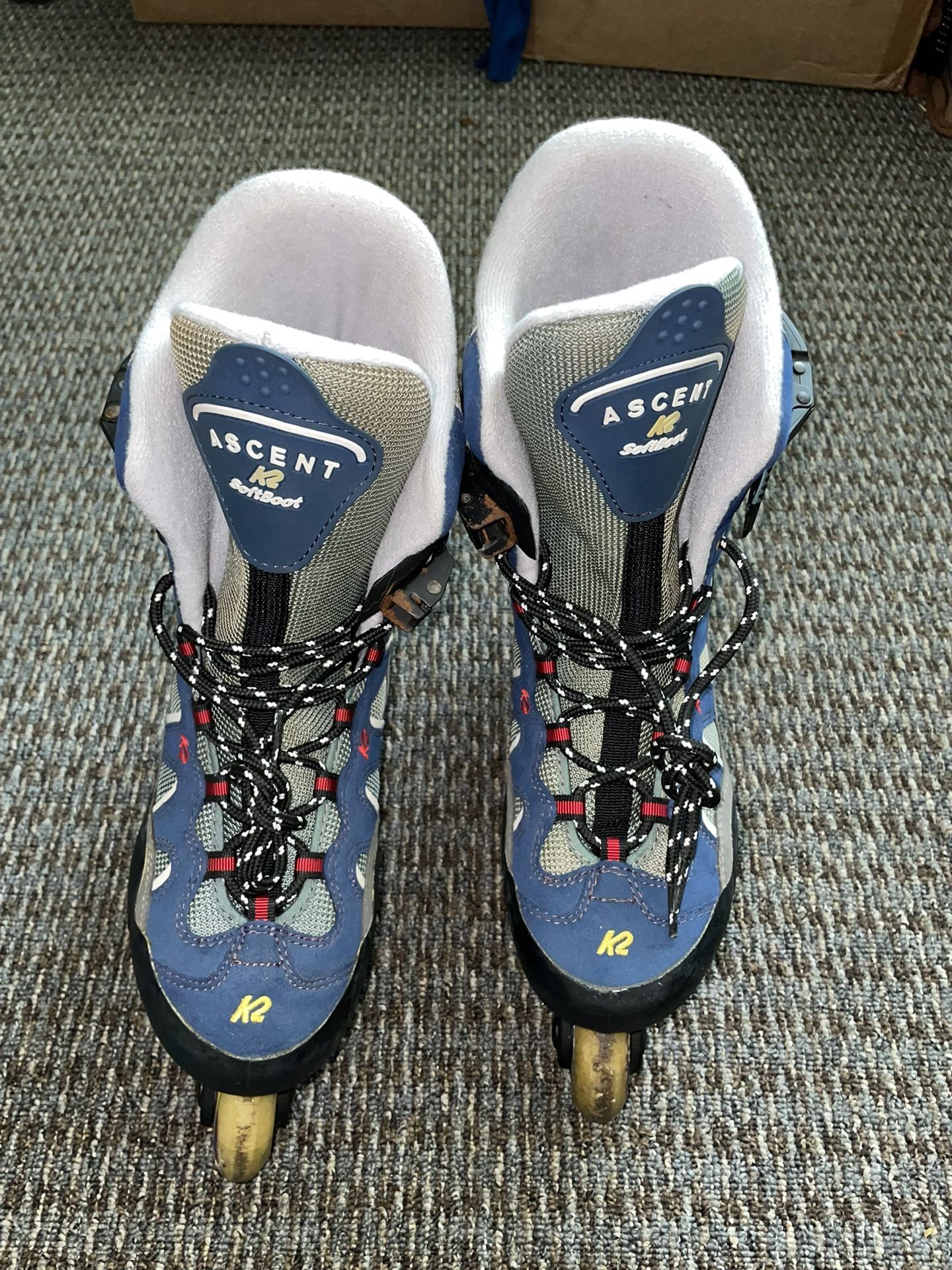 K2 Ascent Men's Carbon 72mm Softboot with Inline Roller Blade 