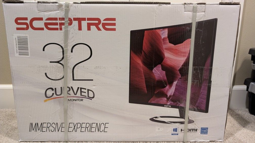 32 inch Sceptre Curved Monitor 1080p
