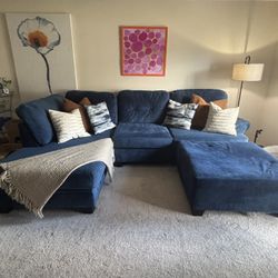 Navy Sectional Couch