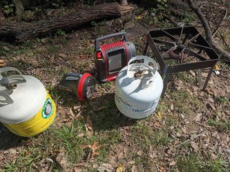 Mybuddyx2 and a outside turkey stove
