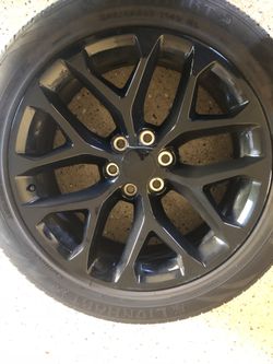 Wheels and tires Silverado