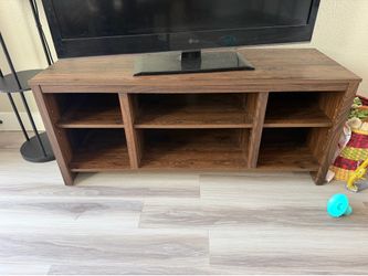 Wood TV stand