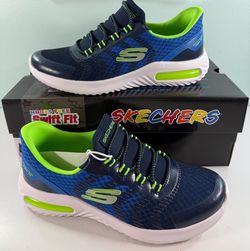 New Skechers Kids' Boys Hands Free Swift Fit Sneaker