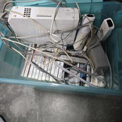 Wii With Fit Board And Games