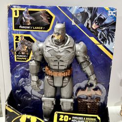 DC Battle Strike Batman 12” Talking Action Figure – 20+ Sounds – 1st Edition