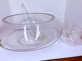 Vintage Punch Bowl Set