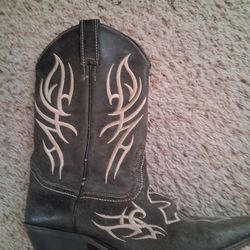 Beautiful Deep Grey with crosses.  Women's size 8