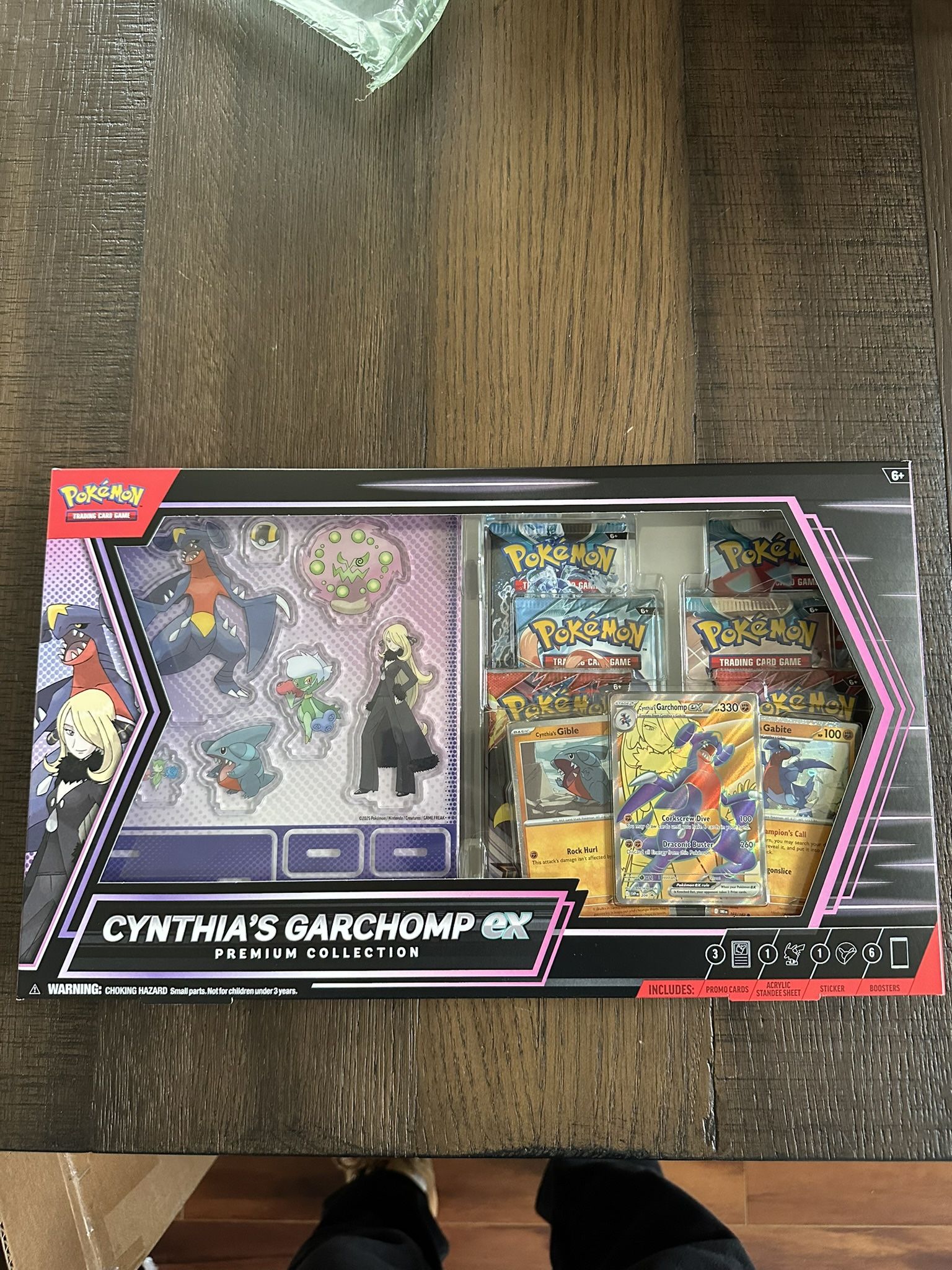 Pokemon TCG Cynthia’s Garchomp EX Box New Sealed Authentic