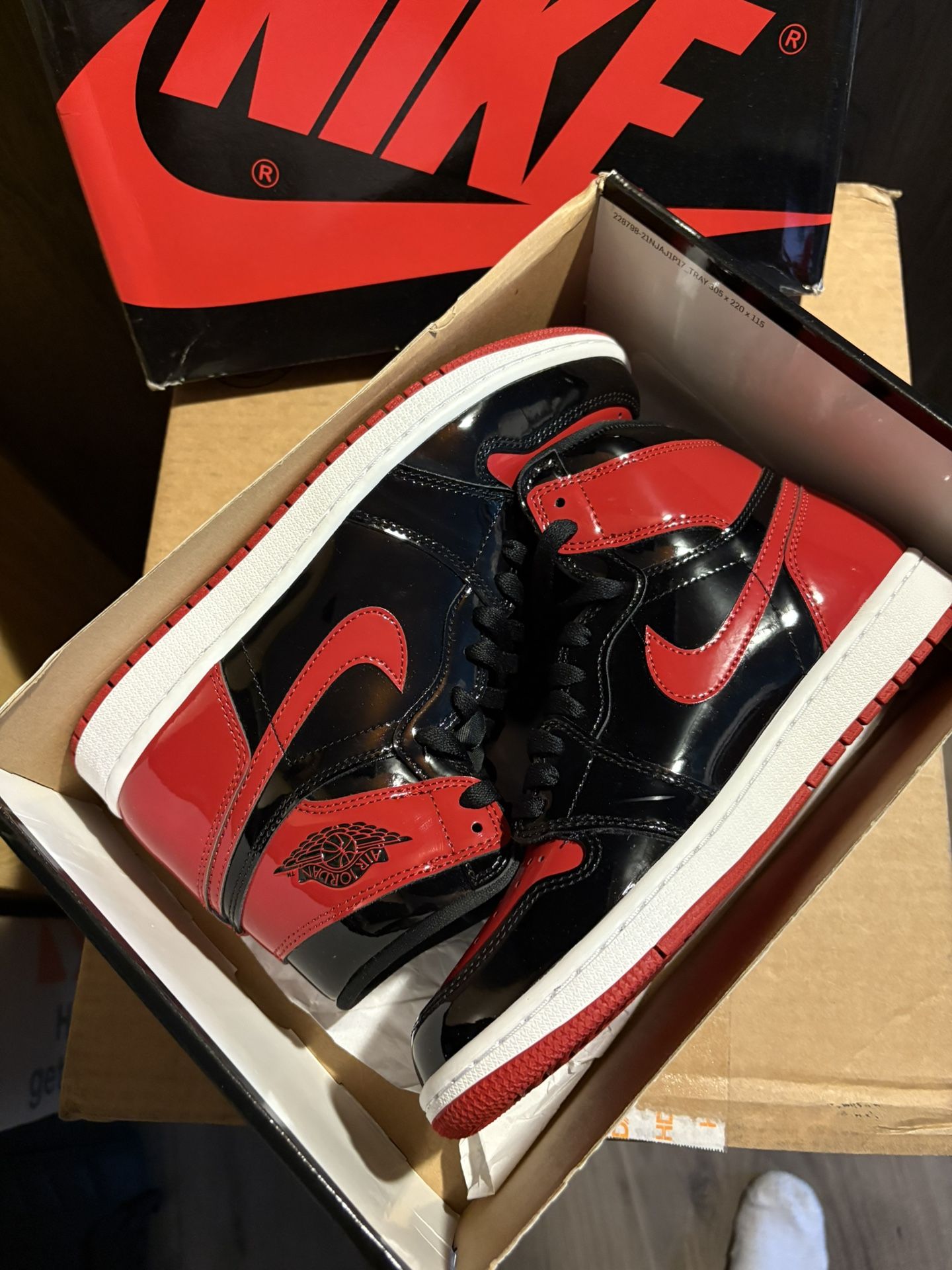 Jordan 1 Patent Bred