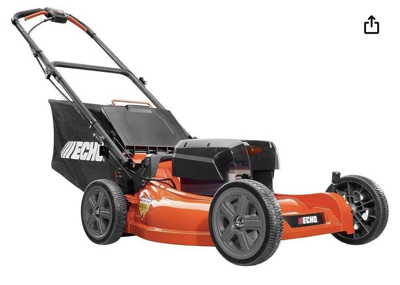 Electric Lawn Mower And Trimmer/Weed Wacker Set Brushless Echo With 4AH Battery! Brand New!