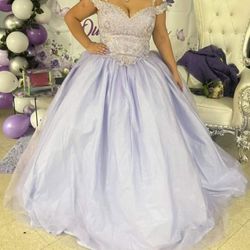 Beautiful Lavender Quince/Prom Dress LIKE NEW